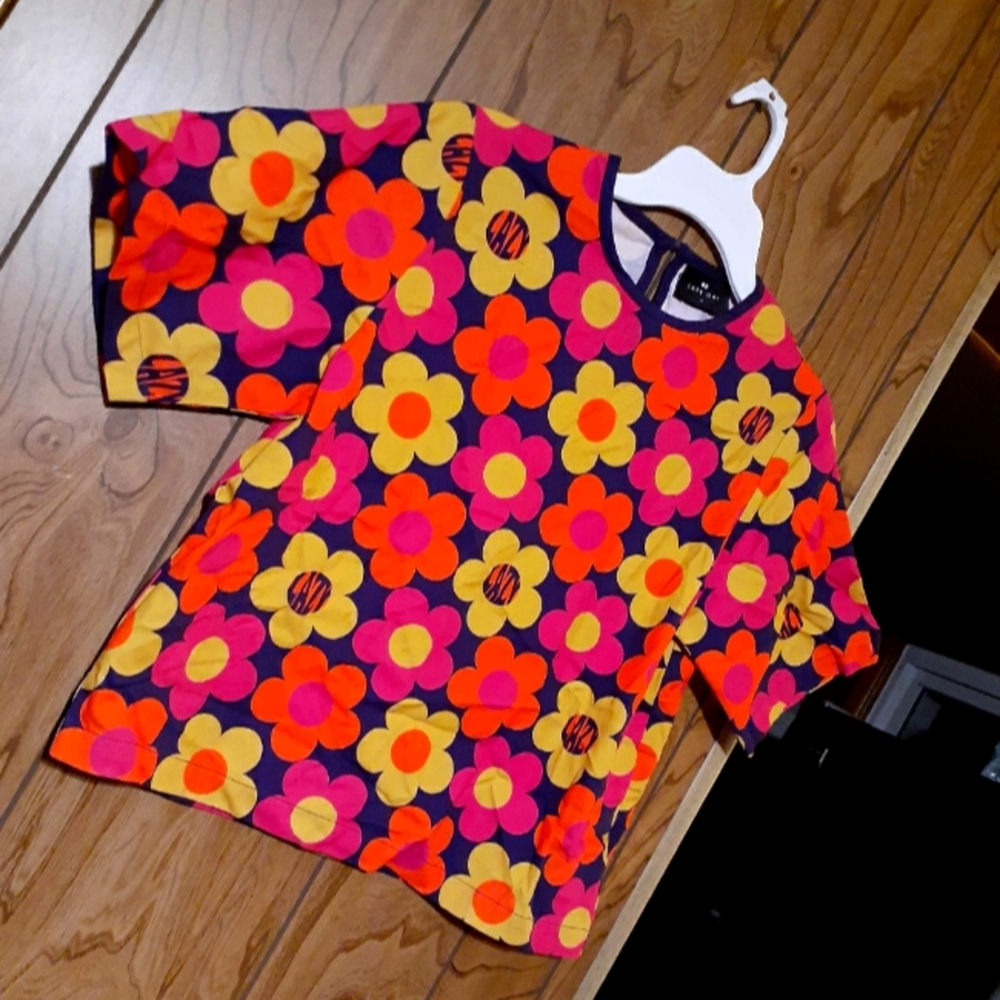 SOLD: New Lazy Oaf 70's Flower Top